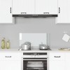 VidaXL Panou antistropi bucătărie transparent 80x40 cm sticlă securiz. 249469