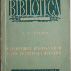 Povestirile raposatului Ivan Petrovici Belchin – A. S. Puschin