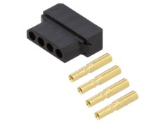 Conector cablu-cablu/PCB mufa mama PIN 4 Datamate L-Tek 800V foto