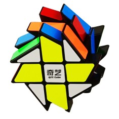 Cub Magic 3x3x3 QiYi Strange Shape Fisher Speedcube, Black, 340CUB