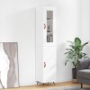 VidaXL Dulap &icirc;nalt, alb, 34,5x34x180 cm, lemn prelucrat
