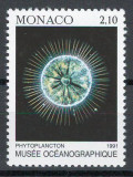 Monaco 1991 Mi 2002 MNH - Protecția mării: fitoplancton (I), Nestampilat