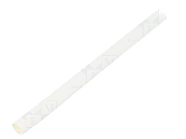 Manșon Termocontractabil Flexibil 2:1 6,4mm Alb