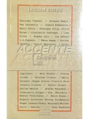 Lucian Chisu - Accente (Editia: 2003) foto