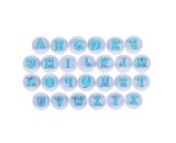 Cumpara ieftin Set 26 Decupatoare Litere Alfabet Cofetarie Patiserie Tort Prajituri Plastic Alb 3.2x3.4cm