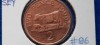 GUERNSEY 2 PENCE 1999 VACI AUNC, Europa, Cupru (arama)