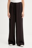 Marc O&#039;Polo pantaloni culoarea maro, lat, high waist, 508116910143