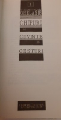 CHIPURI DE CUVINTE IN GESTURI PARINTELE GHELASIE foto