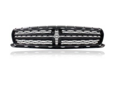 Grila masca radiator Dodge Charger, 06.2014-, Fata, Cu material negru; negru, Aftermarket foto