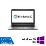 Laptop Refurbished HP EliteBook 850 G3, Intel Core i7-6500U 2.50GHz, 8GB DDR4, 256GB SSD, 15.6 Inch Full HD, Webcam + Windows 10 Pro NewTechnology Med