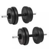 Ganteră cu discuri greutate, 40 kg