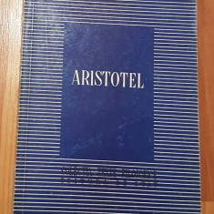 Aristotel Studiu introductiv si alegerea textelor - C. I Gulian