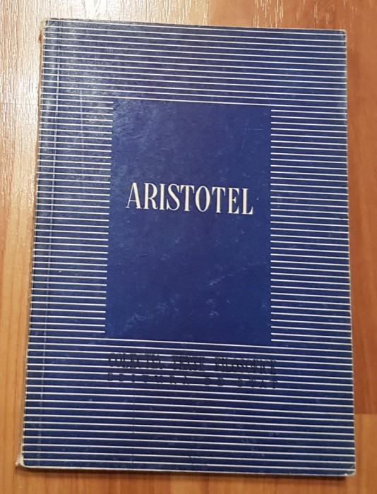 Aristotel Studiu introductiv si alegerea textelor - C. I Gulian