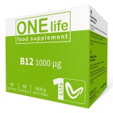 Capsule Vitamina B12 1000 MCG One Life 90 buc