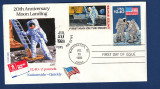 Timbre SUA, FDC, 1989 | Aniversare 20 de ani Apollo, cu 2 valori | Cosmos, NASA