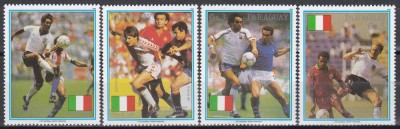 Paraguay 1989 - Cupa Mondială de fotbal - Italia, MNH foto
