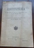 Constituțiunea Rom&acirc;niei (text 1923) &ndash; Imprimeria Statului, 1926 &ndash; broșat
