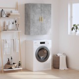 vidaXL Dulap cu montaj pe perete, gri beton, 69,5x34x90 cm