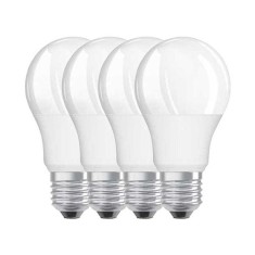 Set Becuri LED Osram, 9 W, 806 Lumeni, 240 V, 2700 K, E27, A++, 4 bucati foto