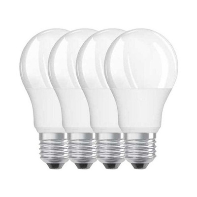 Set Becuri LED Osram, 9 W, 806 Lumeni, 240 V, 2700 K, E27, A++, 4 bucati foto