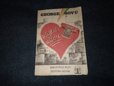 GEORGE SOVU - DECLARATIE DE DRAGOSTE foto