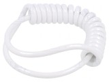 Cablu Spirale PUR Alb 5x0.22mm2 300V