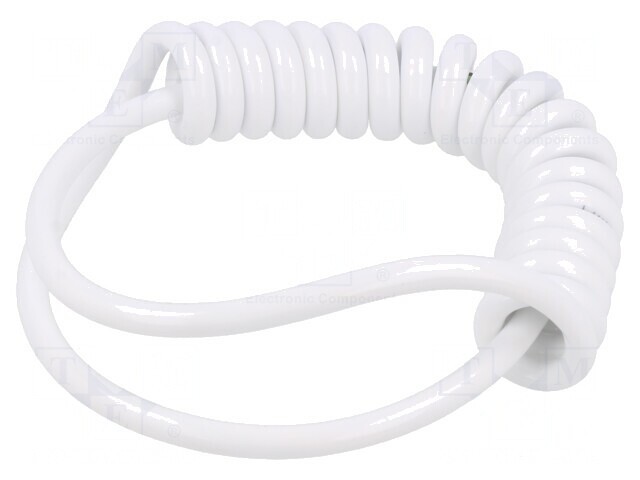 Cablu Spirale PUR Alb 5x0.22mm2 300V