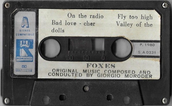 Various - Foxes, Caseta audio