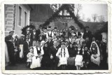 M1524N Sași &icirc;n port popular la nuntă, Transilvania, perioada interbelică