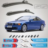 Cumpara ieftin Ștergătoare BMW Seria 3 E46 Coupe (1999&ndash;2006) | Set Față &ndash; TeamCar&reg;