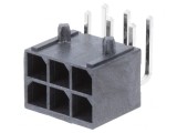 Soclu cablu-placă Mega-Fit 5,7mm 6 pini 23A THT, MOLEX