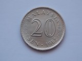 20 SEN 1982 MALAYSIA -XF, Asia