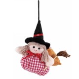 Cumpara ieftin Saculet cu figurina Halloween Befana textil multicolor II cm 12x8x18 H