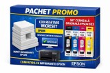 Cumpara ieftin Pachet Epson - cod WicReset + bureti absorbanti + set cerneala originala Epson