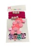 Set 9 Accesorii de Par pentru Fete, elastice, clestisori si agrafe, Fuchsia
