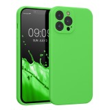 Husa Kwmobile pentru Apple iPhone 13 Pro Max, Silicon, Verde, 59361.159, Carcasa