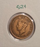 521 Canada Canadian provinces Newfoundland 1 Cent - George VI 1941, KM#18