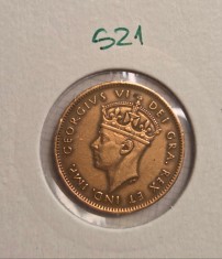 521 Canada Canadian provinces Newfoundland 1 Cent - George VI 1941, KM#18