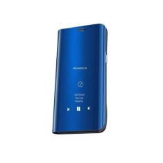 Husa Xiaomi Mi 9, Clear View, Flip / Book, Albastru - 7426825372031 foto
