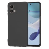 Cumpara ieftin Husa spate Motorola Moto G53 Silicon Negru cu Microfibra SoftFlex, Techsuit
