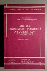 Analiza economico-financiara a societatilor comerciale - D. Margulescu foto