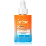 Av&egrave;ne Sun Ultra Serum Long Lasting Hydration ser protector cu efect de hidratare SPF 50+ 30 ml