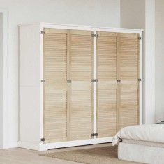 vidaXL Ușă de Dulap cu ușă 4 pcs natural 140.5 x 2.1 x 49.5 cm