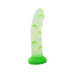 Dildo Leso Luminous Moon S Clear/Green