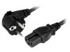 Cablu Alimentare 3m Ștecăr Unghi CEE 7/7 la IEC C15