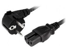 Cablu Alimentare 3m Ștecăr Unghi CEE 7/7 la IEC C15