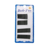 Cumpara ieftin Set 50 bucati agrafe de par, Bob Pin, 2 marimi, ondulate, negre, Global Fashion