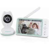 Baby monitor Heimvision, 4.3 inch, LCD, 1500 mAh, vedere nocturna 5 m, Alb