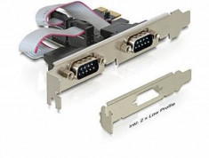 Adaptor Delock PCI Express la 2xSerial foto