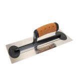 Cumpara ieftin Gletiera inox, intarita, Premium Silver, Medium Flex, 35.6x12 cm x 0.4 mm, maner pluta, Olejnik